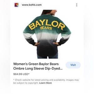 Baylor Women’s Long Sleeve Shirt